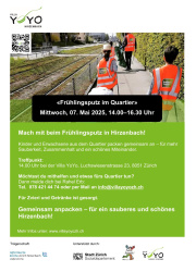 Flyer Frühlingsputz 2025