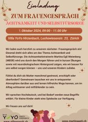 Flyer Achtsamkeit September 2024